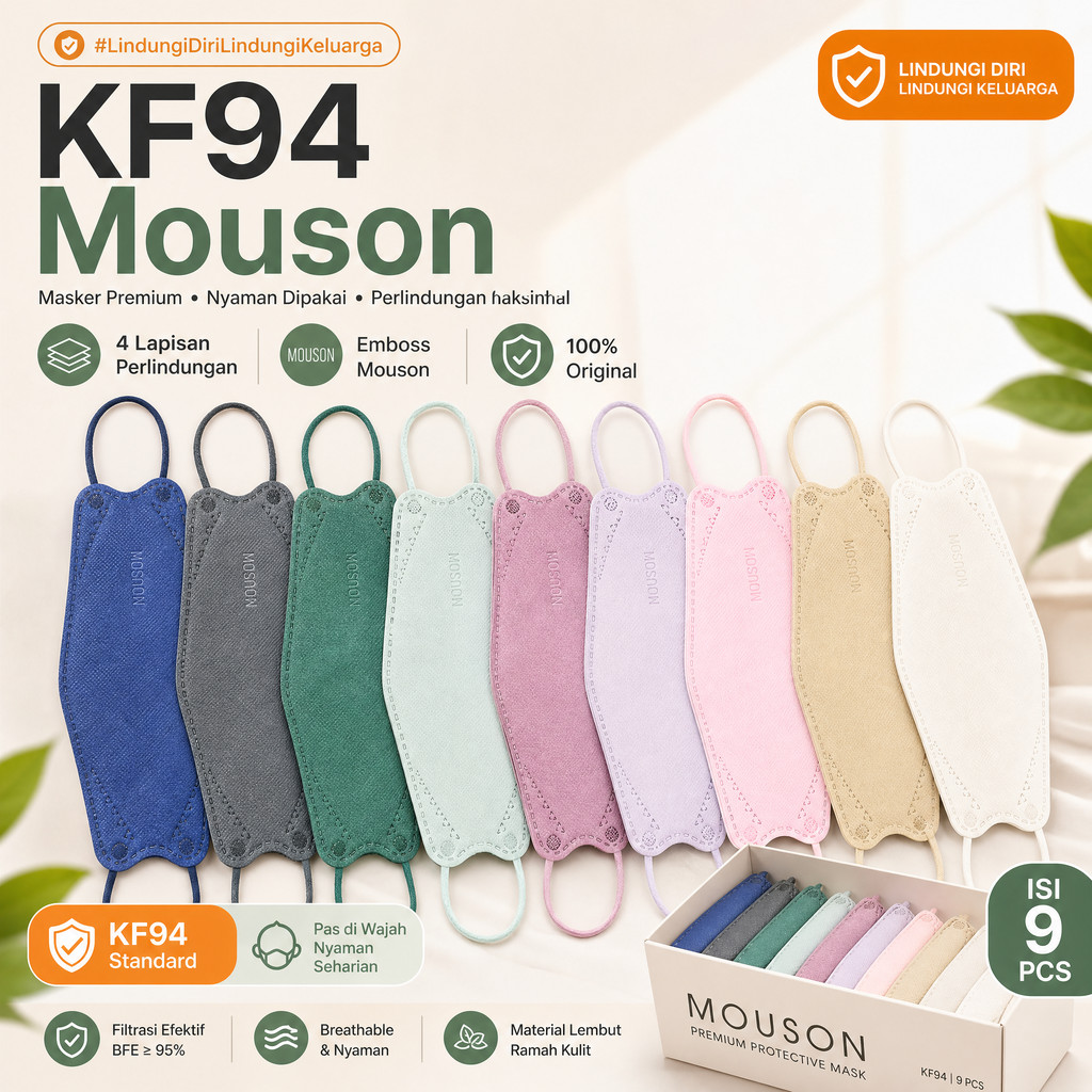 Masker Mouson KF94 | Masker KF94 Mouson | Masker KF94 | Masker Mouson - Premium Mask