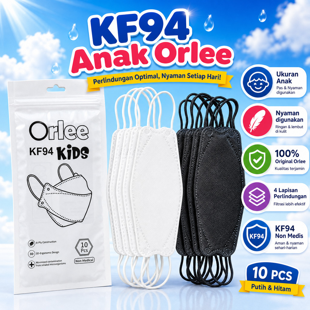 Masker KF94 Anak | Masker Anak laki laki | Masker KF94 Oncare