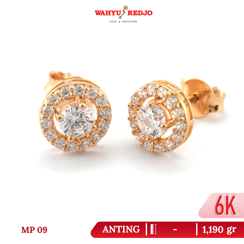 Anting-Anting Emas 6K Tusuk Wahyu Redjo AN-6K-30776386 Non Pameran
