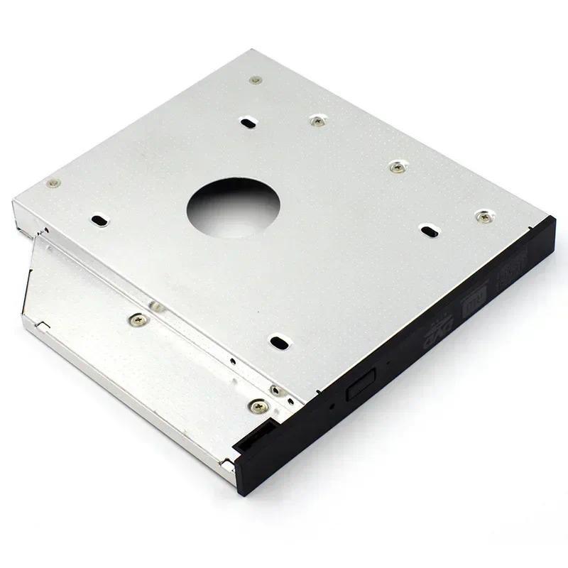 9.5 12.7mm HDD Caddy Aluminum Universa SATA 3.0 2.5" SSD CD DVD To HDD Case Optibay Enclosure CD-ROM