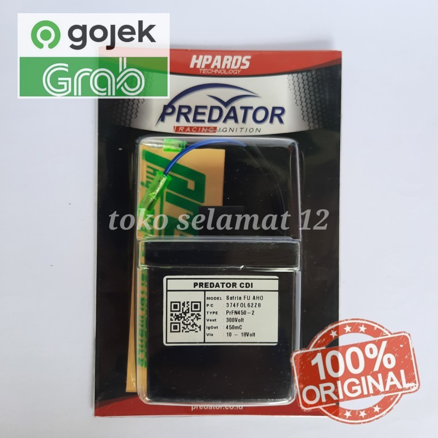 CDI PREDATOR SATRIA FU DUAL MAP (GRATIS ONGKIR) Original