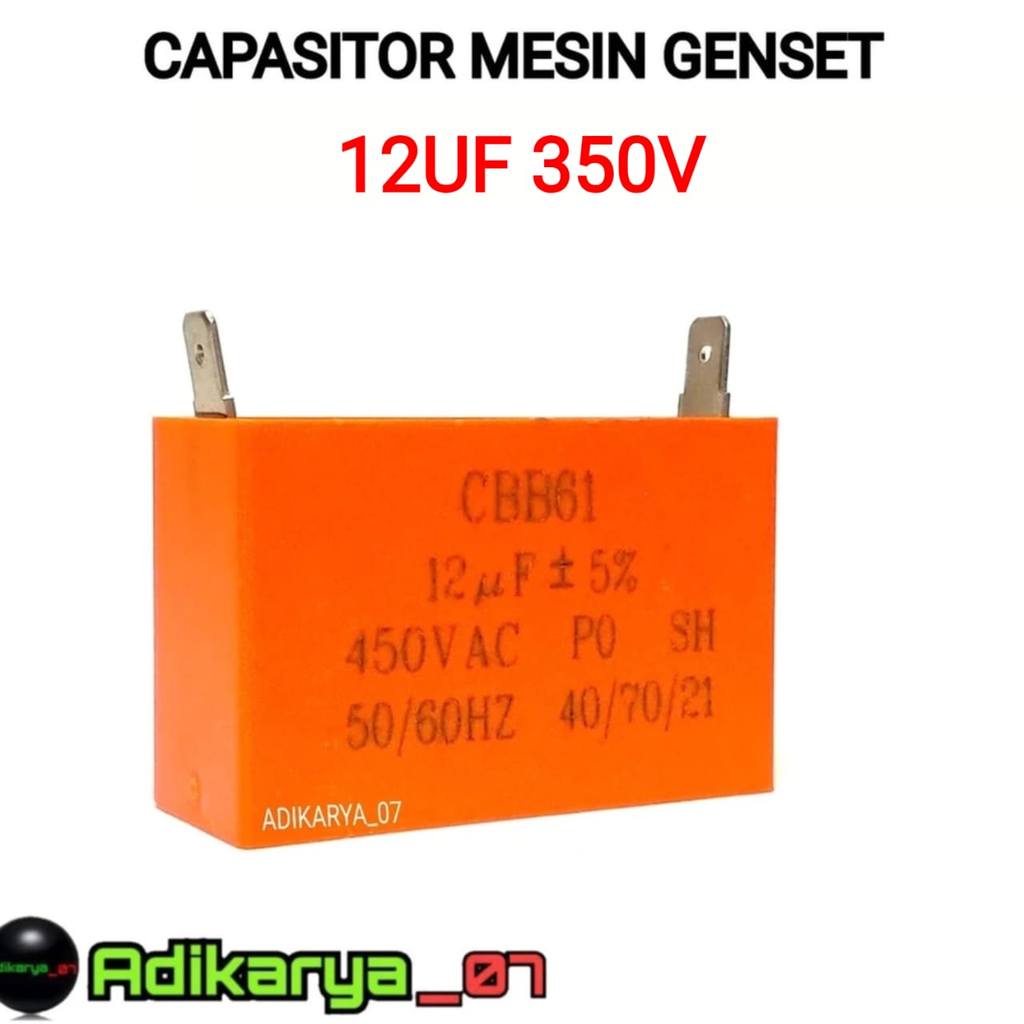 Capasitor Kapasitor Genset 12UF 16UF 24UF 20UF Capasitor Genset ET900 - 950 BODY KECIL