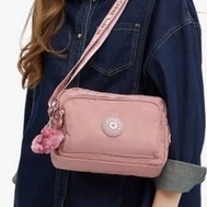 Tas selempang Kipling wanita original - Abanu Zip in glorious pink