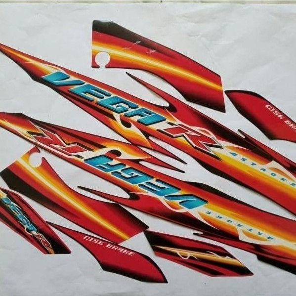 Sticker Striping Standar Vega New Tahun 2007