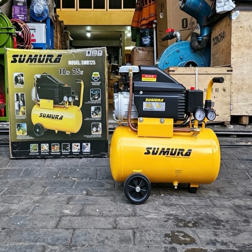 KOMPRESOR SUMURA 1HP 25 liter SUMURA / kompresor angin SUMURA