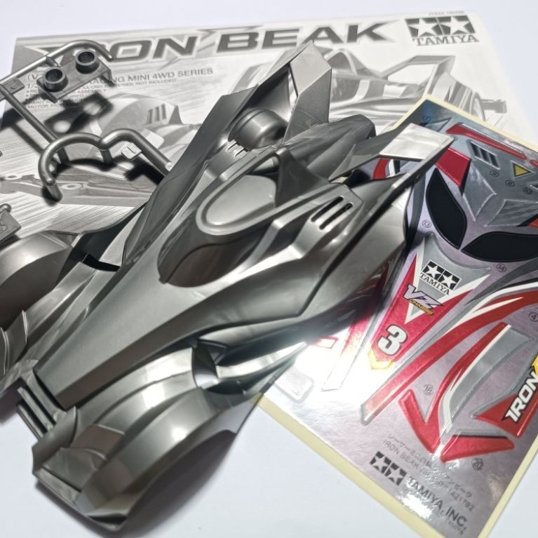 Body decal box/dus iron beak vz chassis original tamiya