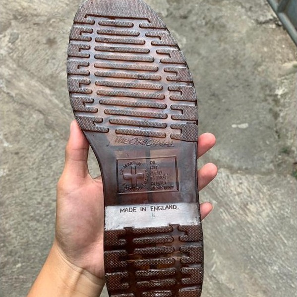 VIREONSTORE OUTSOLE DOCMART ORIGINAL MADE IN ENGLAND | ALAS SEPATU 38-49 TERLARIS