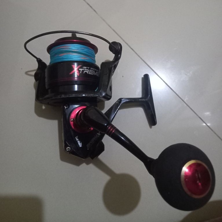 banax gt extreme 3000 full metal setara reel ukuran 7000-8000 bonus pe full spull