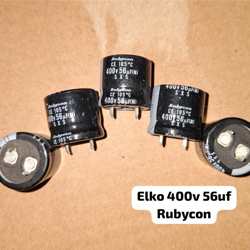 1Pcs Elko 400V 56uf Elco 56uf 400v Rubycon