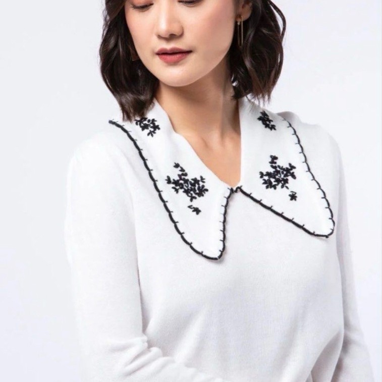 et cetera white sweater