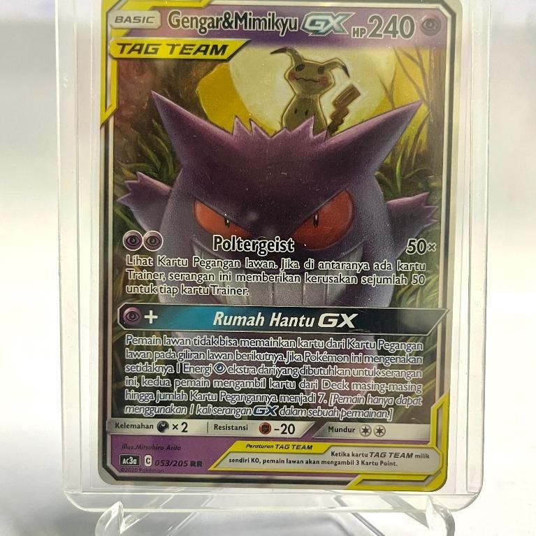 GENGAR & MIMIKYU AC3A 053/205 RR ID Kartu Pokemon TCG