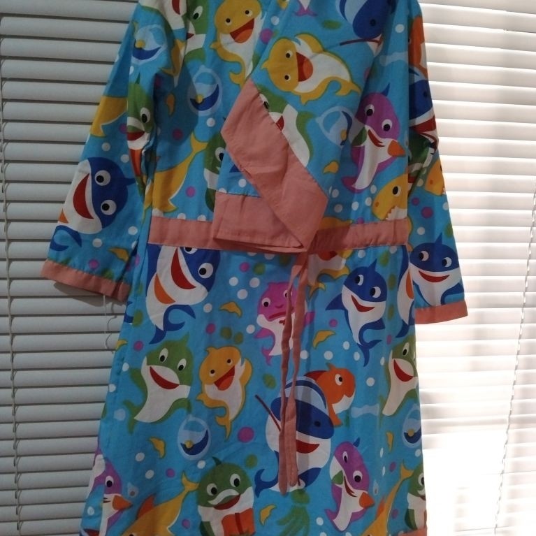 SET GAMIS JILBAB ANAK PL BABYSHARK