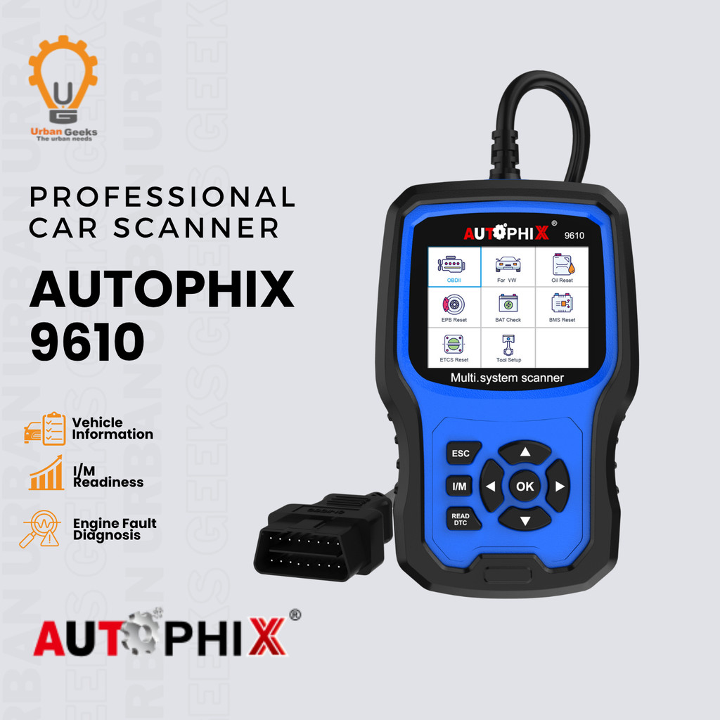 AUTOPHIX 9610 OBD2 Scanner Reset Service ABS Airbag DPF Regeneration