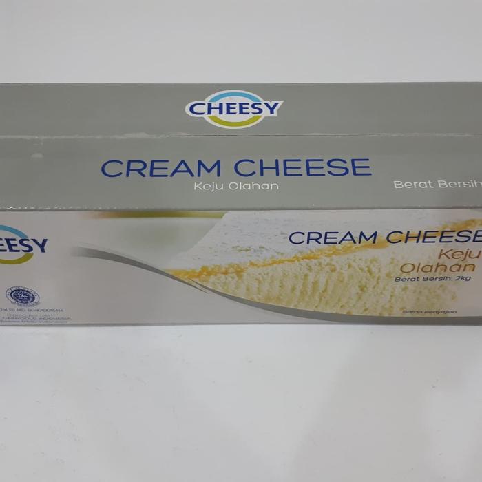 Cream Cheese Cheesy 2kg / Keju Krim Cheesy