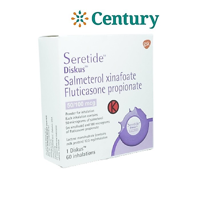 SERETIDE DISKUS 50/100 INHALER 1 DISKUS @ 60 DOSIS