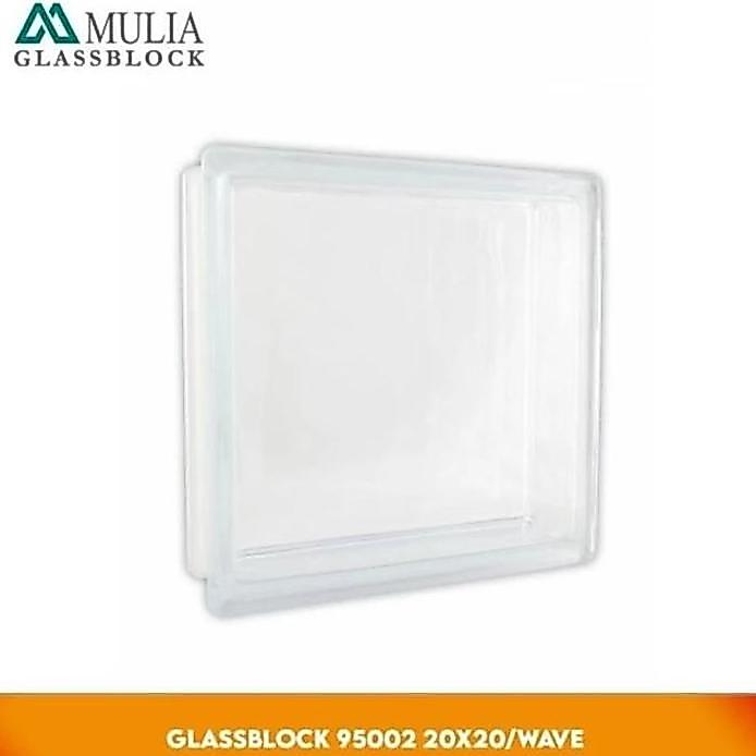 glass block mulia wave 95002 / 20x20x10cm