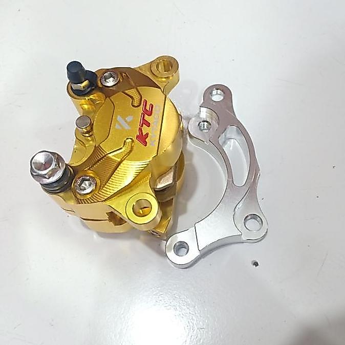 bracket piringan 220mm mio j m3 fino 125 kaliper 2p ktc kytaco brembo