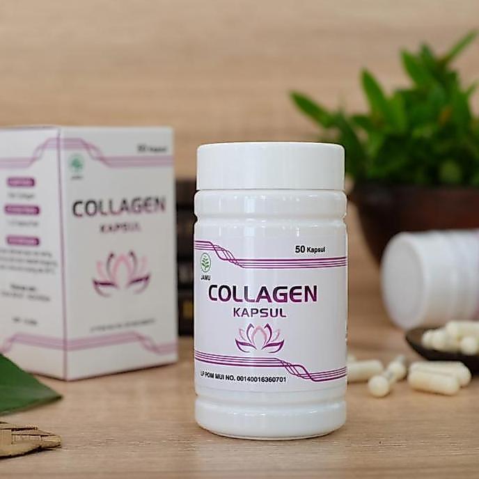 Kapsul Kolagen Fish Collagen Colagen isi 50 kapsul