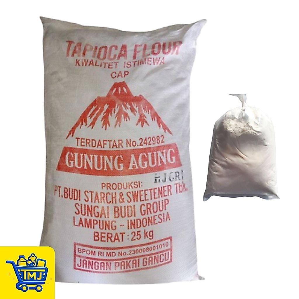 GUNUNG AGUNG TEPUNG TAPIOKA CURAH 1 Kg (KEMASAN PLASTIK)
