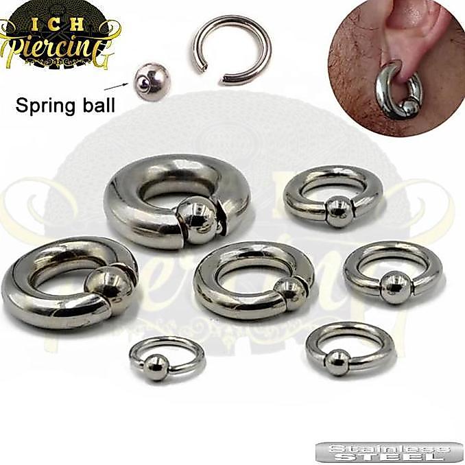 Youboy- Ich Piercing Bandulan Piercing//Bandul Pemberat Telinga//Anting Kanel//Captive Plug Piercing