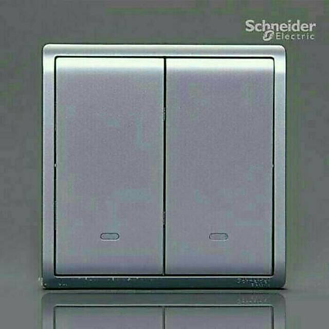 Pieno E8232L1F_LS Saklar 2 Gang Schneider