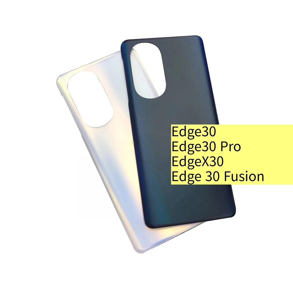 For Motorola Edge30 Pro EdgeX30 Fusion Back Battery Cover Door Rear Glass Housing Repairment Parts