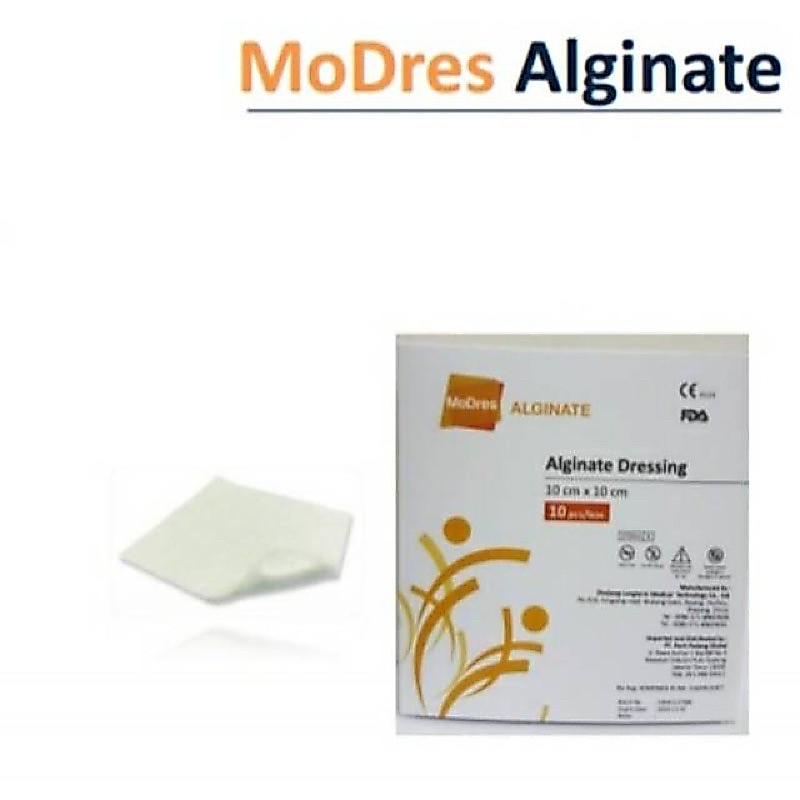 MODRES ALGINATE DRESSING / IV DRESSING / WOUND DRESSING / 10cm X 10cm / 2 x 30cm / ECERAN