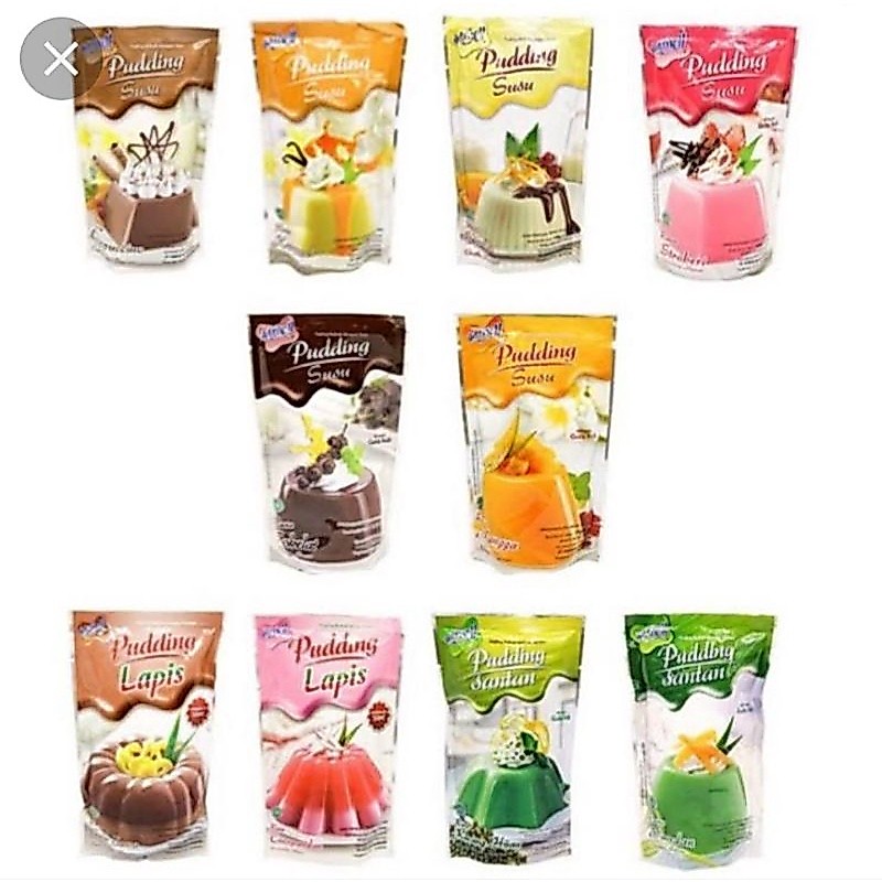 Puding Nutrijell/Puding Susu/Puding Santan