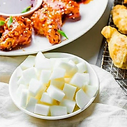 Chicken Mu / Chikin Mu / Acar lobak Putih Kotak Ayam Goreng Korea 500g Makanan Korea Halal Korean Fo