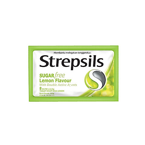 STREPSIL PERMEN PELEGA TENGGOROKAN isi 8 / PERMEN STREPSIL / STREPSIL - ORIGINAL