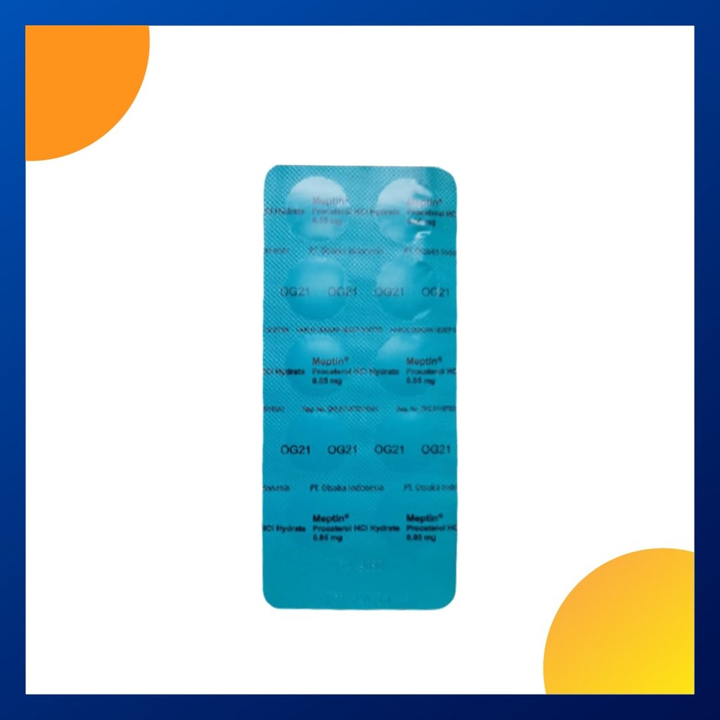 MEPTIN 50 MCG 1 BLISTER @ 10 TABLET