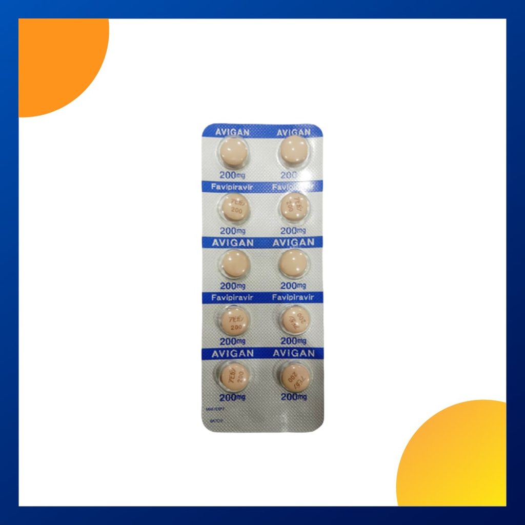 AVIGAN 200 MG 1 BLISTER @ 10 TABLET SALUT SELAPUT