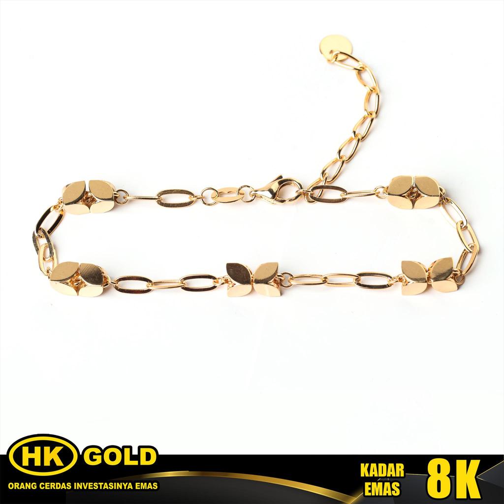 Gelang Emas 8K Bracelet Wanita Type 2424 HK GOLD