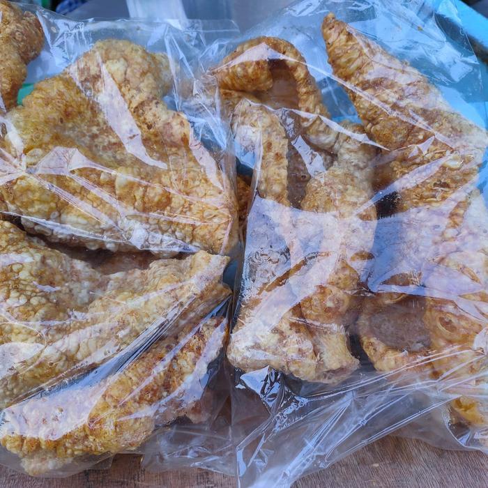 Kerupuk kulit babi ( Non halal)