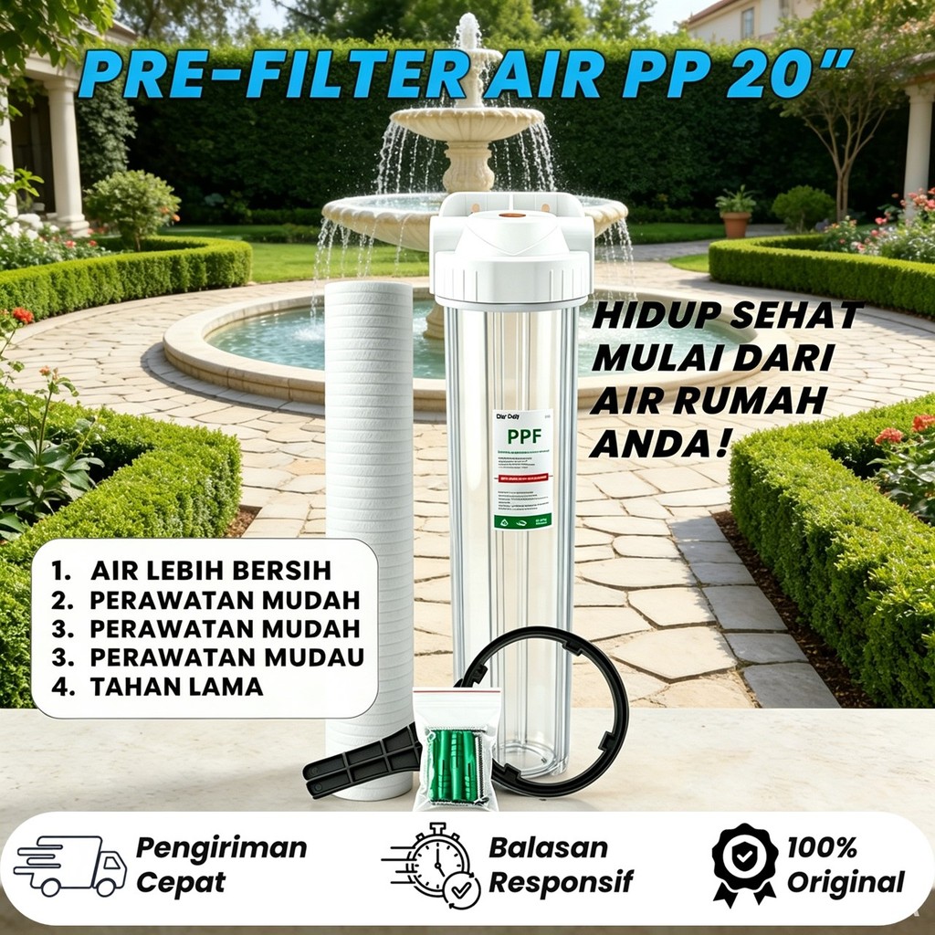 HOUSING FILTER AIR  20" + Filter PPF 5 Micron
