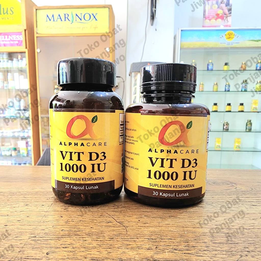 ALPHACARE VIT D3 1000IU 30 KAPSUL LUNAK ALPHA CARE VITAMIN D3 1000 IU