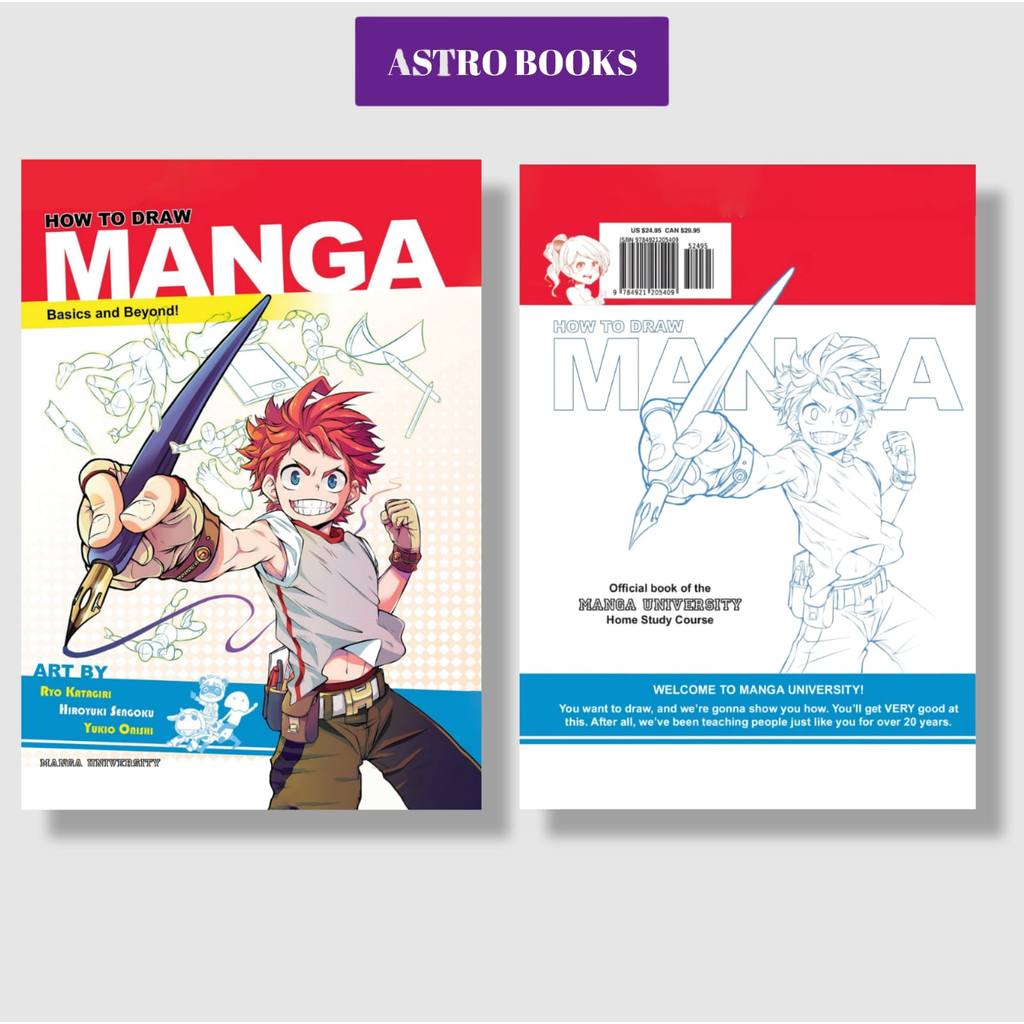 Japanese Learning Book, How to Draw Manga: Basics and Beyond