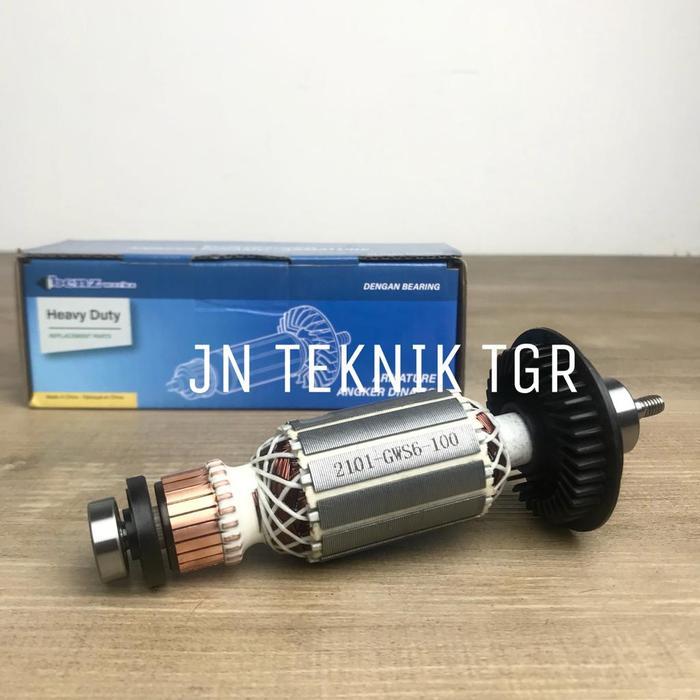 ARMATURE GWS 6-100 BENZ ANGKER GERINDA BOSCH GWS 060 GWS 6-100