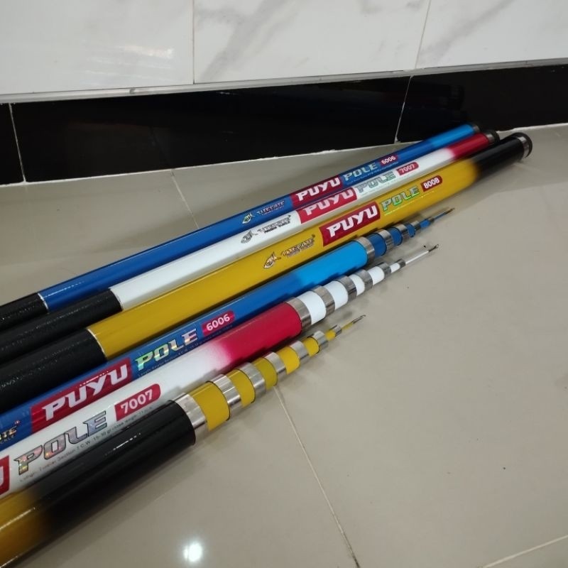 Joran Giant Flag Puyu Pole 8 M 7 M dan 6 M Tiang Bendera Majelis Sholawatan Umbul umbul Syeker Mania