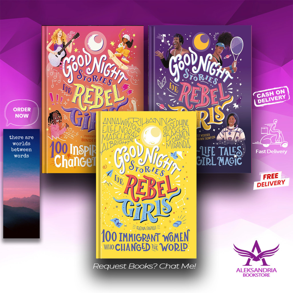 Good Night Stories for Rebel Girls -  Elena Favilli (4 book series) (English)