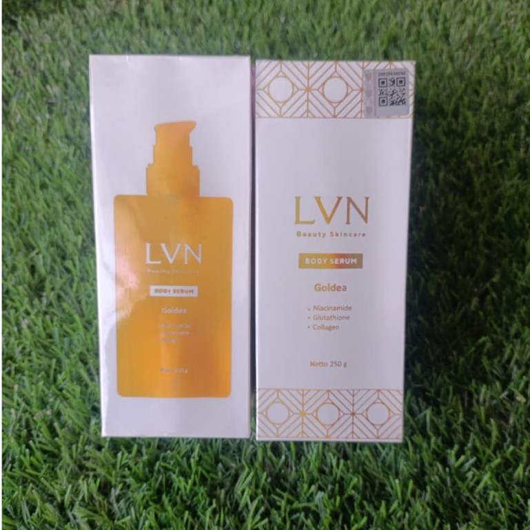 LVN Body Serum Goldea 250g Beauty Skincare, Kandungan Niacinamide, Glutathione, Collagen