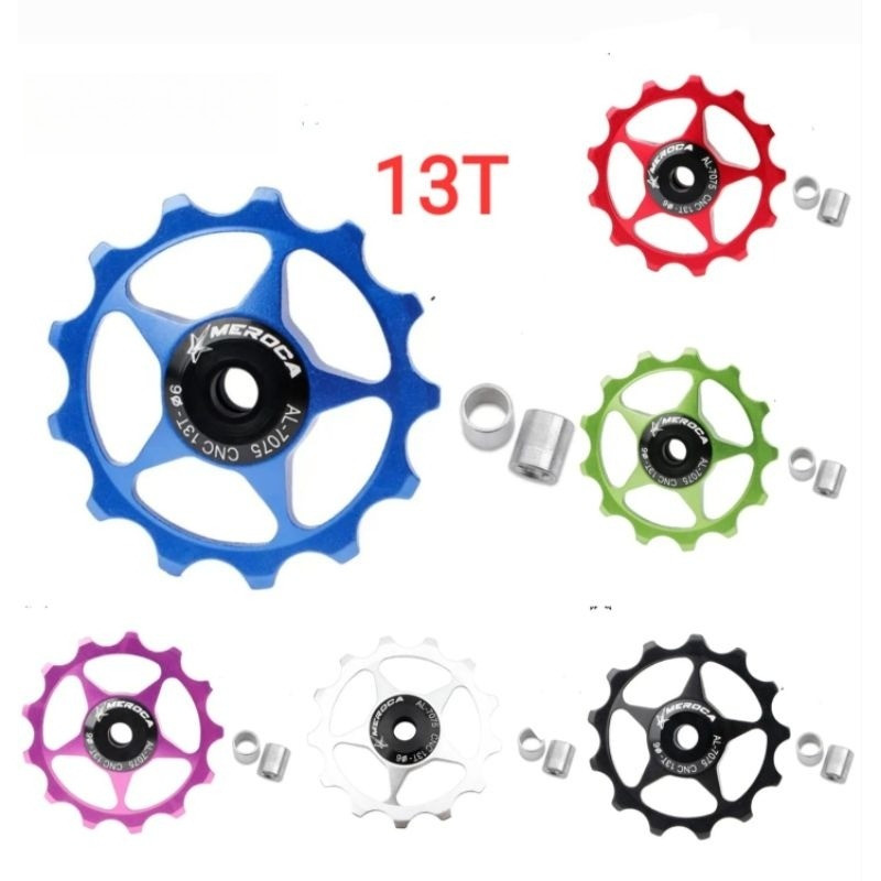 [Terlaris] Pulley RD Bearing 13T Pullay RD Sepeda Lipat MTB Roadbike