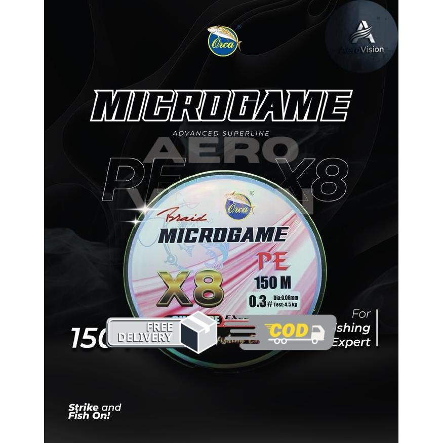 PE Orca Microgame X8 150M - 0,04