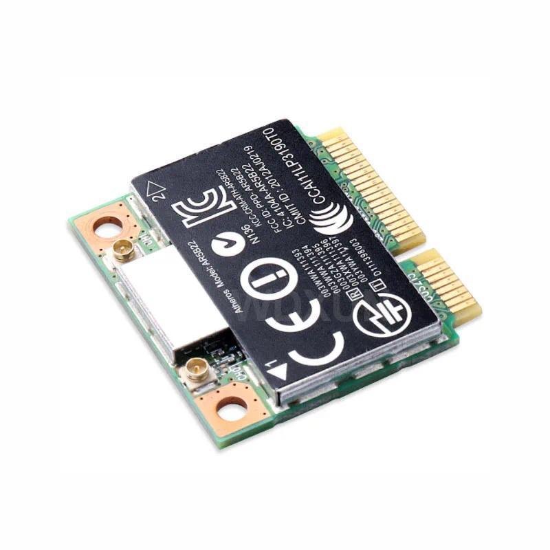 Atheros AR9462 AR5B22 WB222 Half Mini PCIe Wireless 300M+BT40 Card SPS676786001 For hp 2170p 4340s 4