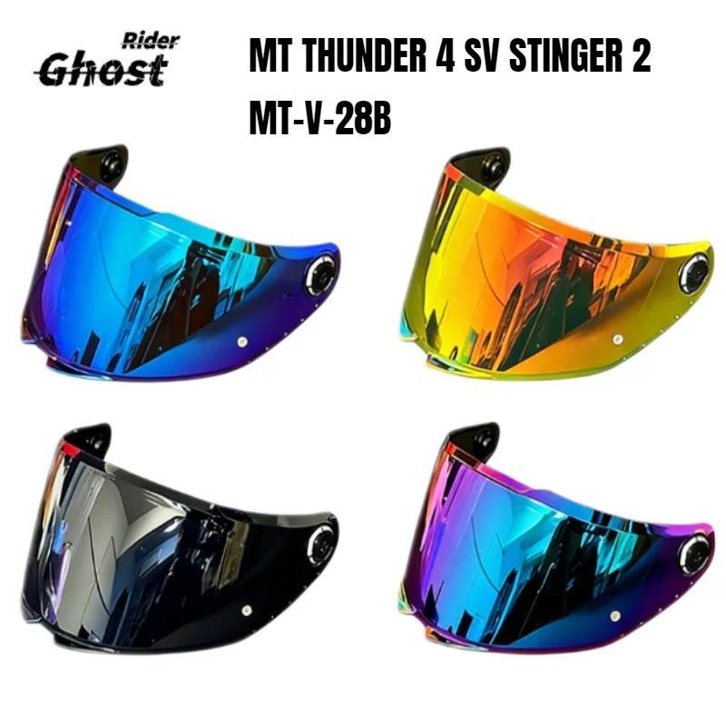 Helmet Visor for MT MT-V-28B THUNDER 4 SV Helmet Replacement Helmets Face Shield Glasses Goggles Scr