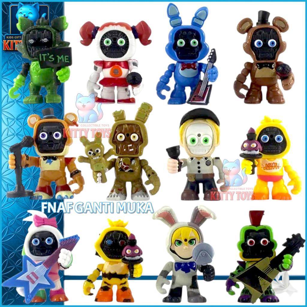 READY STOK Five Nights At Freddy Funko Snaps Action Figure Fnaf Mainan Anak Topper