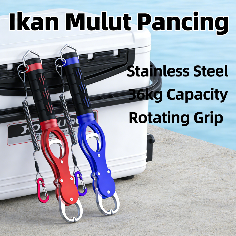 Penjepit Mulut Ikan Grip Tang Ikan Memancing Lain Grip Stainless Steel