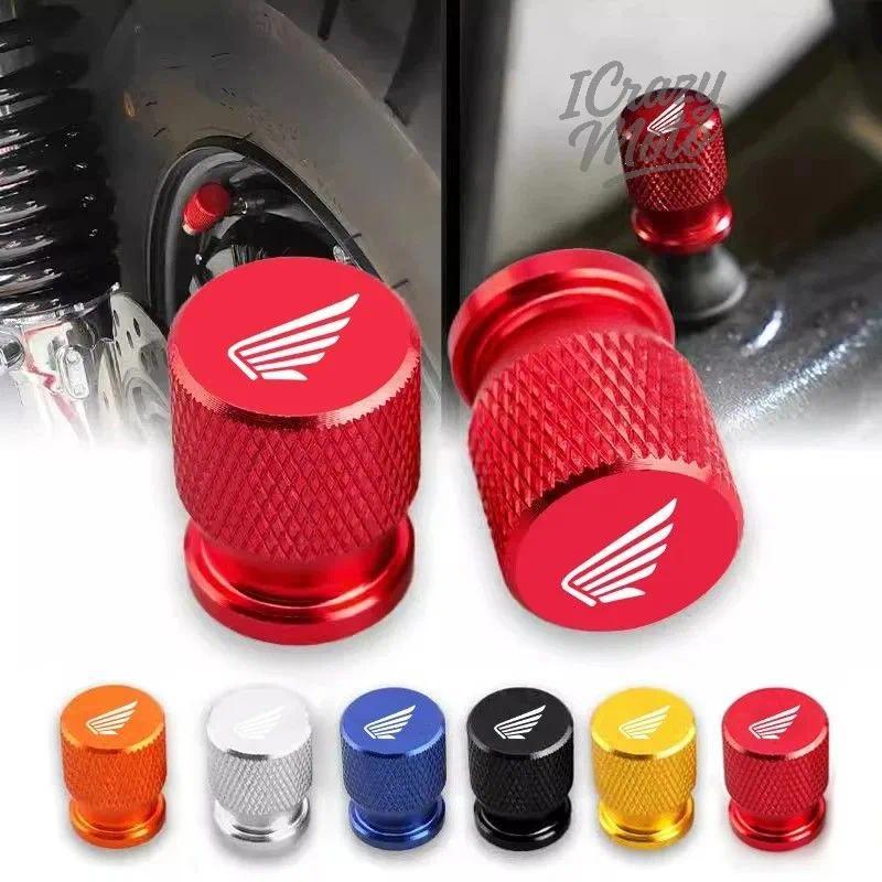 4PCS Tutup Katup Ban Mobil Alloy Penutup Debu Untuk Honda CB400 CB650F CBF CBR250RR CRF SH300 NC750 