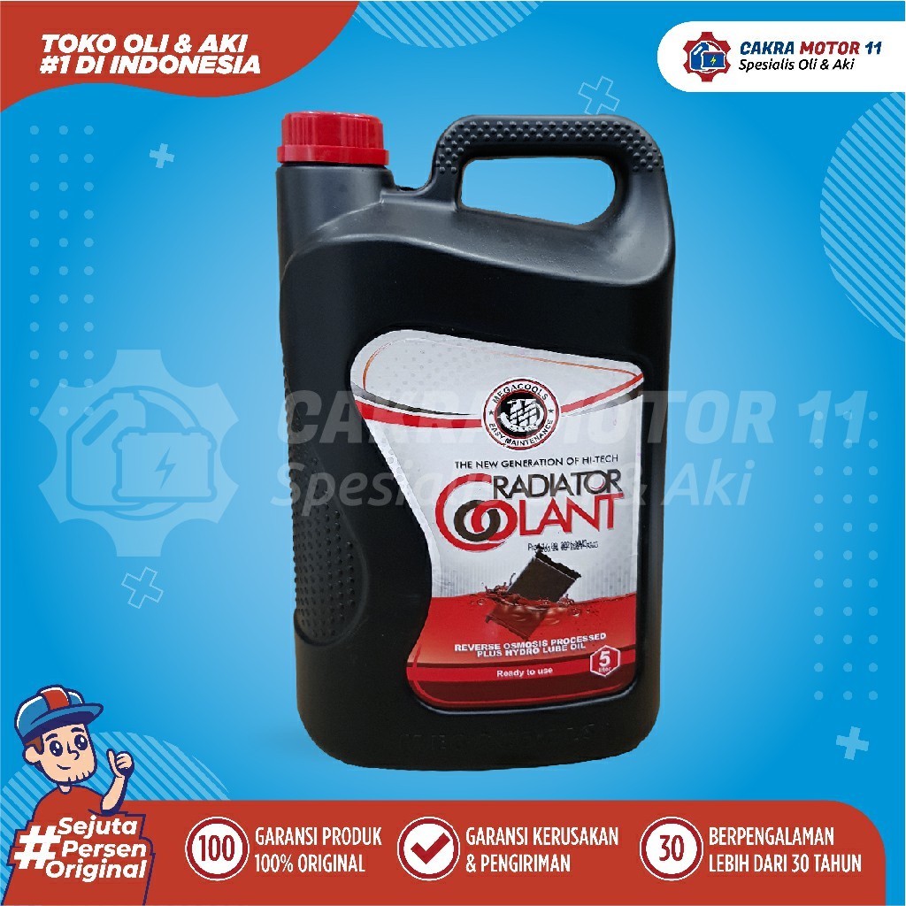 Megacool Radiator Coolant Red 5lt