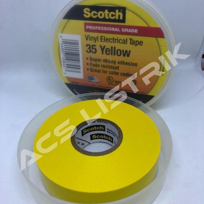 3M Scotch 35 Vinyl Tape Kuning